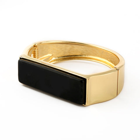 Black Marble Gold Bracelet